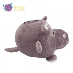 Plush hippo saving pot