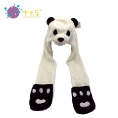 Panda plush hat