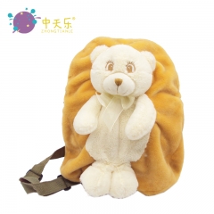 plush backpack with animal toy