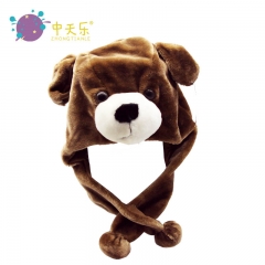 Bear plush hat