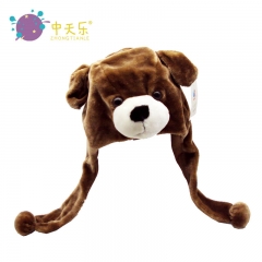 Bear plush hat