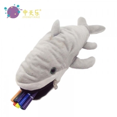 Plush whale pencil bag