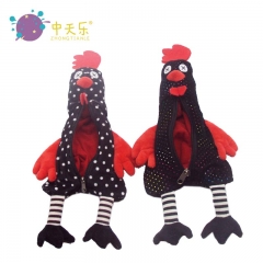 Plush cock pencil bag