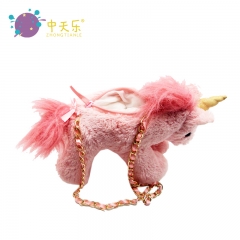 Plush unicorn bag