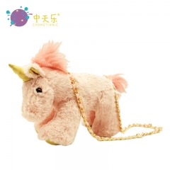 Plush unicorn bag