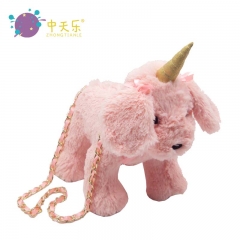 Plush unicorn bag