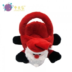 Plush Santa Claus basket