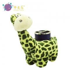 Plush animal tubular penrack