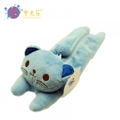 Plush animal pencil bag