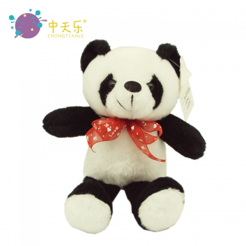 Valentine's Day love with plush panda