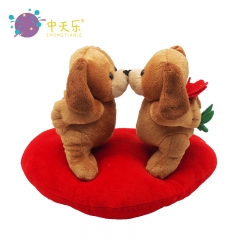 Valentine's Day love with plush animals