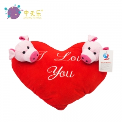 Valentine's Day love with plush animals