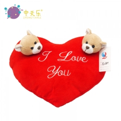 Valentine's Day love with plush animals