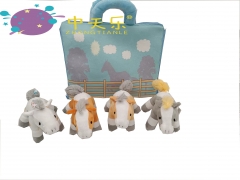 barn animal  jungle animal  with bag