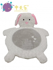 plush animal baby mat