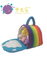 unicorn with rainbow bag