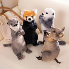 Wild animal plush toys