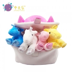 plush unicorn set