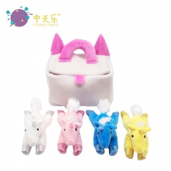 plush unicorn set