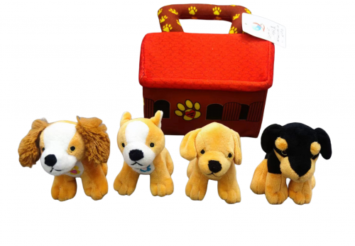 Plush Dog Toys Set