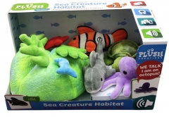 plush sea creature set