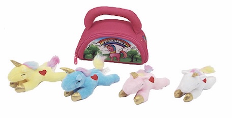 plush unicorn set