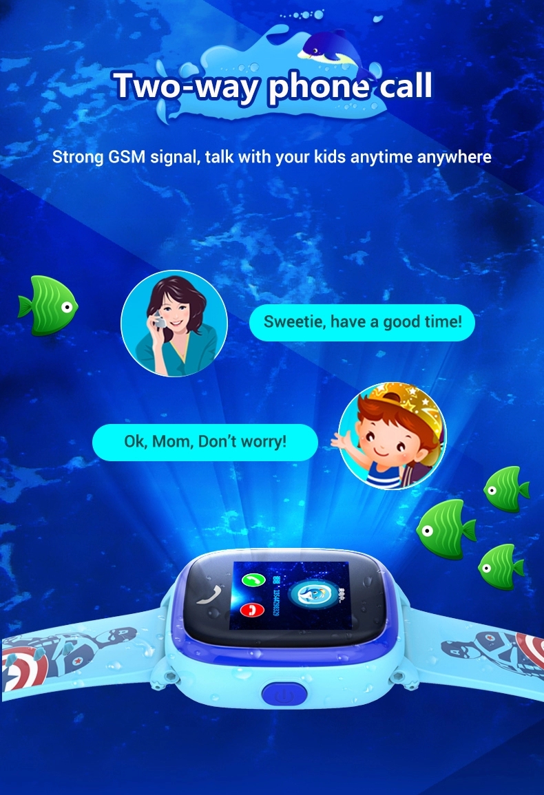 GPS location tracker kids smart watch without camera,Kids smart watch