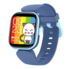 Multi colors body temperature heart rate cute design waterproof IP68 1.4 inch screen smart watch for boys girls children kids