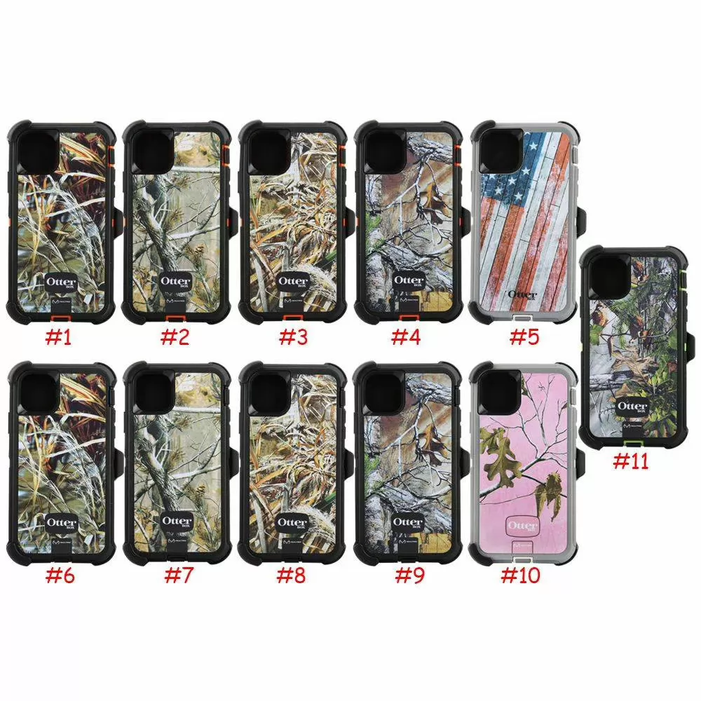 Otter Defender Camo Case with Clip for iPhone/Samsung VA00045