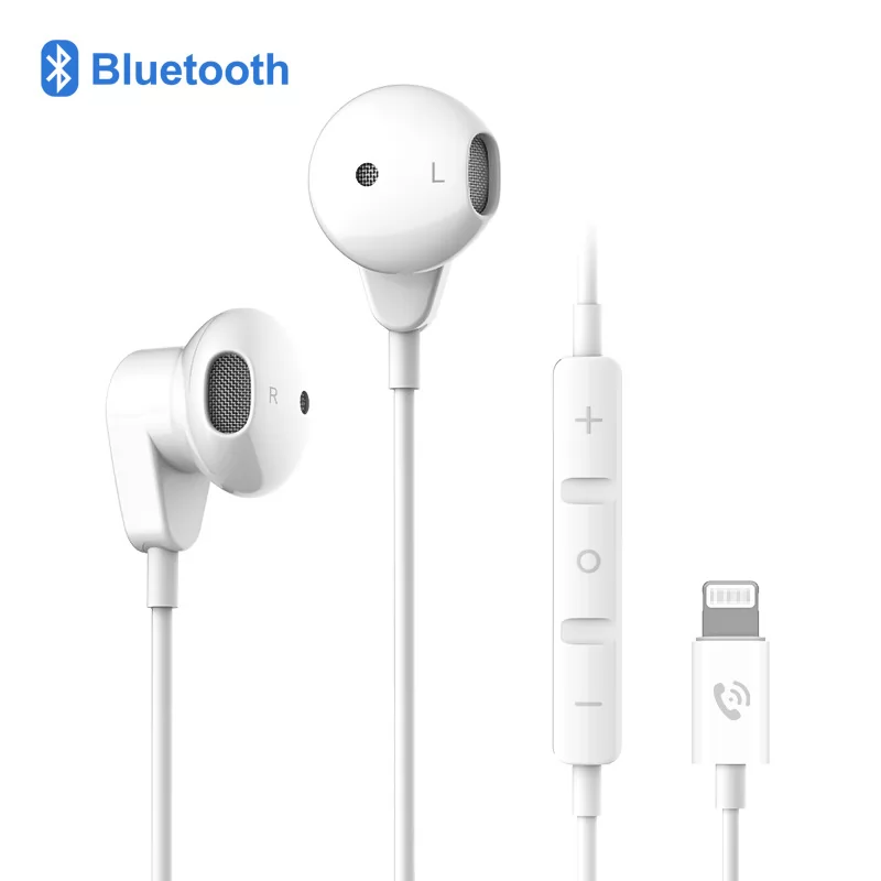 716 Bluetooth Connected Lightning Earpods Support Volume Control Song Control Listen Calls MIC VAC00091