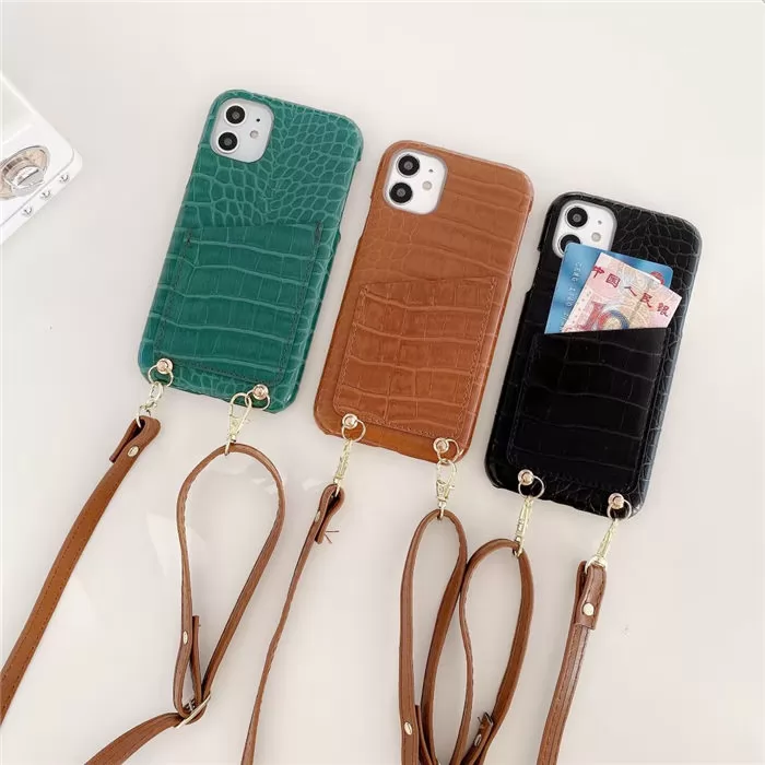 202004 Crocodile Skin Texture Leather Case for iPhone VAC00986