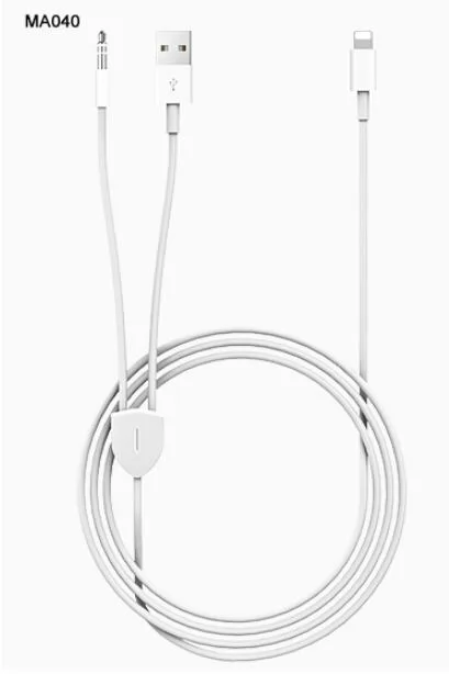 MA040 Lightning to 3.5mm Audio USB Charging Cable