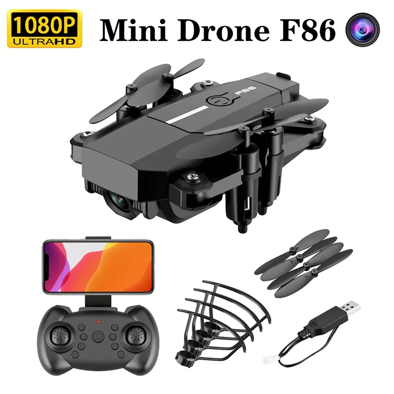 F86 MINI Drone 4K Camera Wifi FPV UAV Helicopter toys gifts VD99973