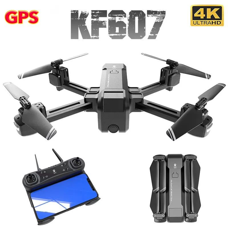 KF607 GPS Professional Drone Optical Flow 4K Dual Cameras Quadcopter VD99978