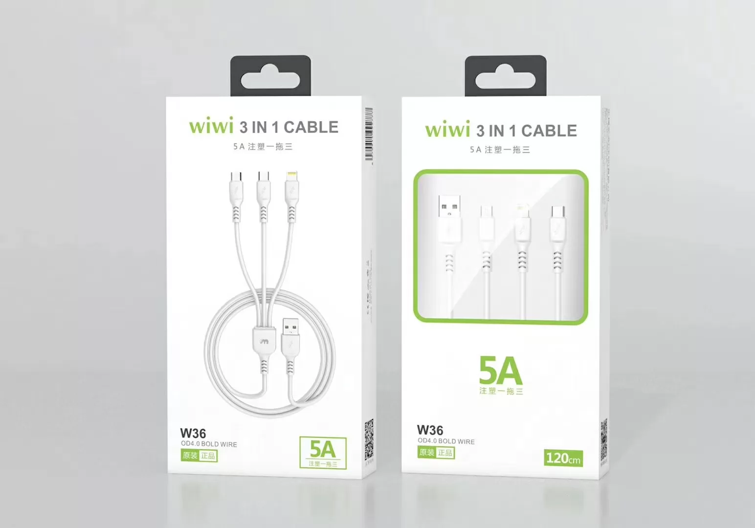 WiWi 3 in 1 Charging Cable VAC01656