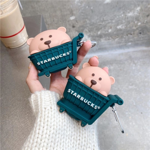 202102 Starbucks Bear 3D Silicon Case for AirPods VAC03259