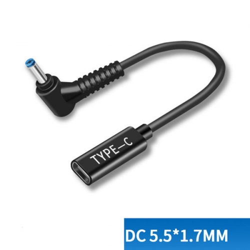 Type-C to DC 5.5*1.7mm Laptop Adaptor Suit for 65W PD Charger VAC03652