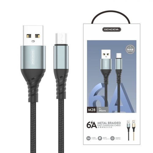 SENDEM Aluminum Universal USB Charging Cable VAC03726