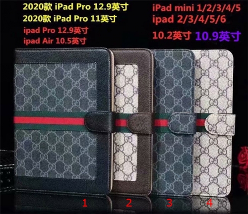 202103 Luxury Pattern PU Leather Wallet Case for iPad VAC03792