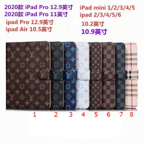 202103 Luxury Pattern PU Leather Wallet Case for iPad VAC03795