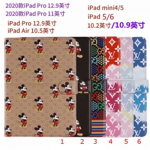 202103 Luxury Pattern PU Leather Wallet Case for iPad VAC03794