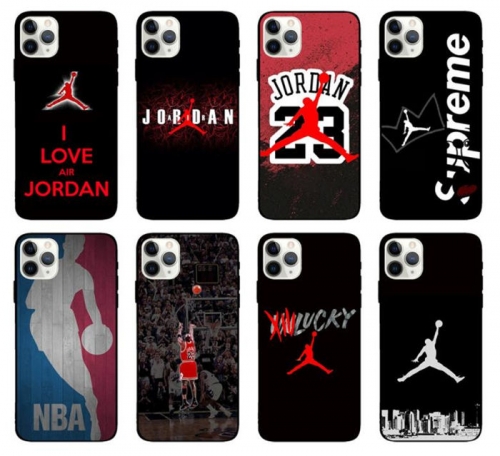 202104 Jordan Sup NBA Pattern Soft TPU Case for iPhone VAC04595