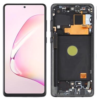 OLED Screen with Frame for Note10 Lite VA03115