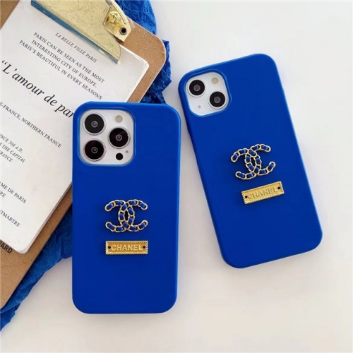202104 Luxury Klein Blue CC Case for iPhone VAC05416