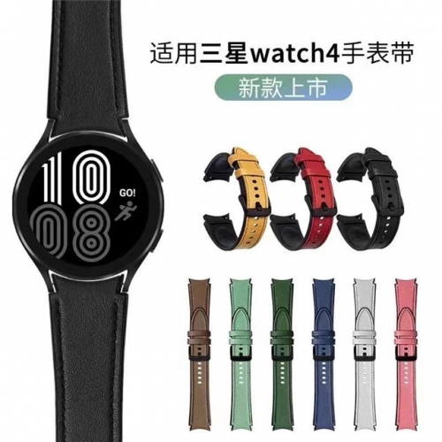 202201 PU Leather Watch Band for Samsung Watch VAC05819