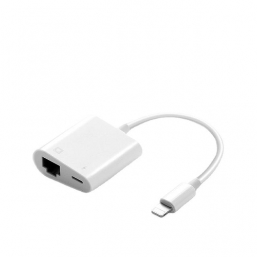 for iPhone/iPad Ethernet Adaptor with Charging Port VAC06086