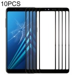 10 PCS Front Screen Outer Glass Lens for Samsung Galaxy A8 (2018)
