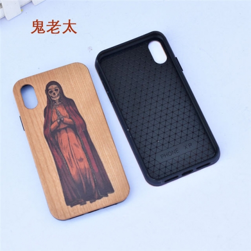 202201 Painting Wood Case for iPhone/Samsung VAC06329