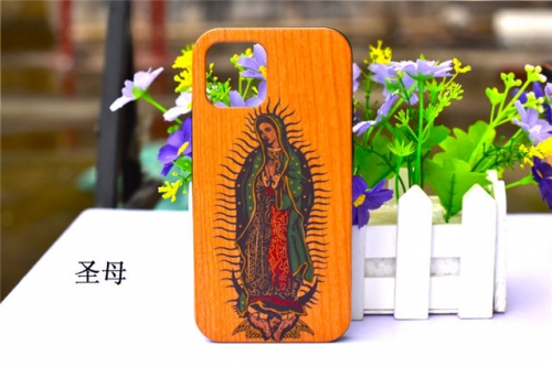 202201 Painting Wood Case for iPhone VAC06327