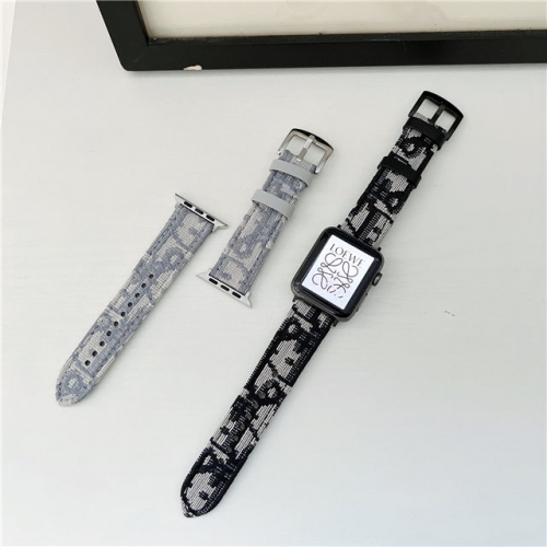 202201 Luxury Pattern Jacquard Fabric Watch Band for Samsung Watch VAC06131